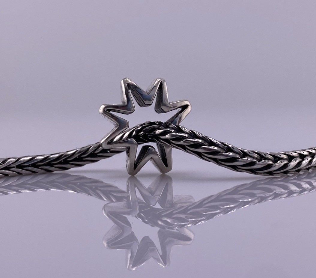 Elfbeads Sterling Silver Starburst Spacer Charm Bead 925 New